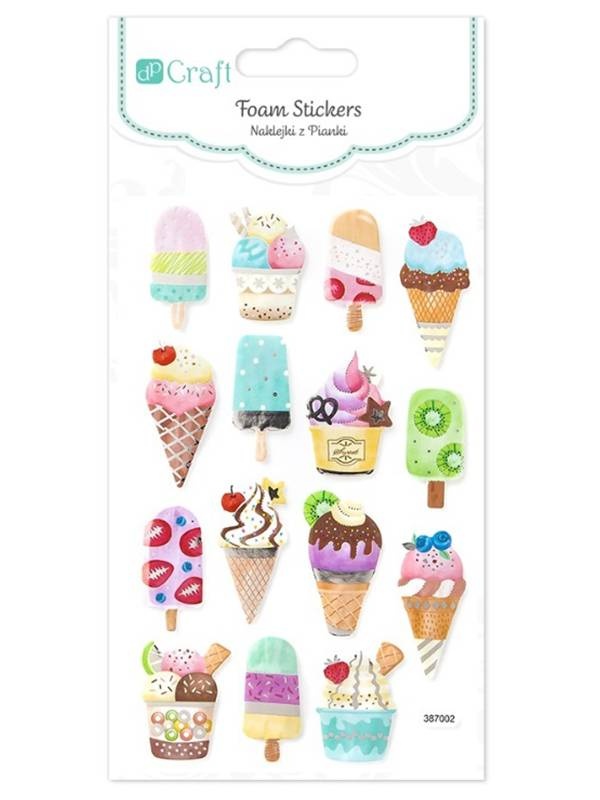 Set 15 abtibilduri inghetata Dp Craft dppi-014