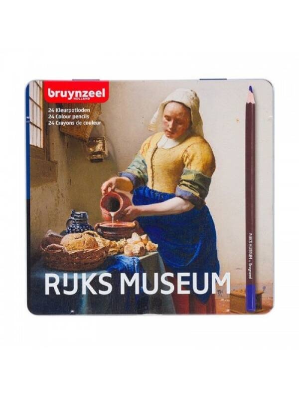 Set 24 creioane colorate Rijks Museum Milkmaid Bruynzeel 63012024