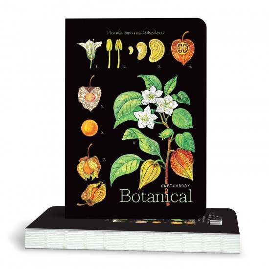 Sketchbook Botanical 100g 80 file 14,5x21cm Goldenberry 900900284 Drasca