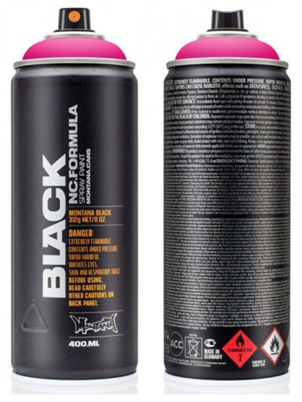Spray Montana Black Infra Colours 400ml (Culoare Montana Black Infra Colors: Yellow)