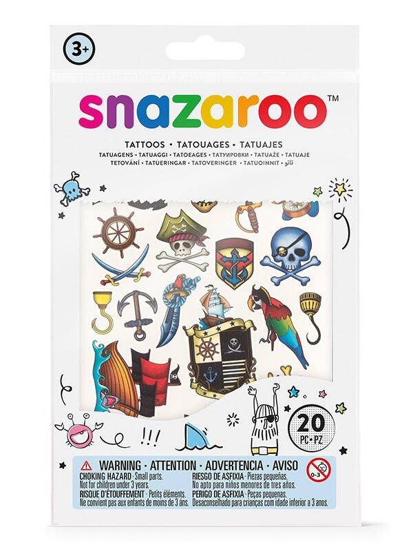Tatuaje temporare set 20 bucati Snazaroo 1198313