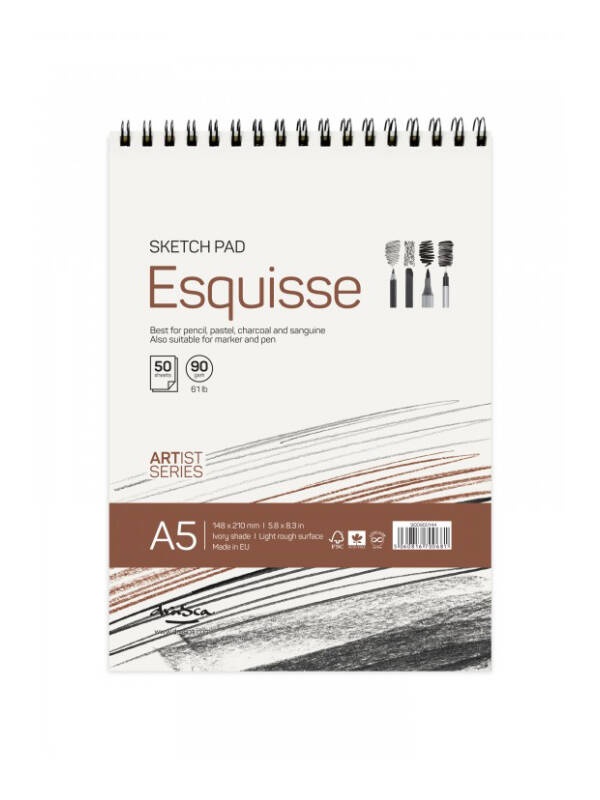 Bloc de schite Esquisse 90 g/mp 50 file Drasca (Marime: A5)