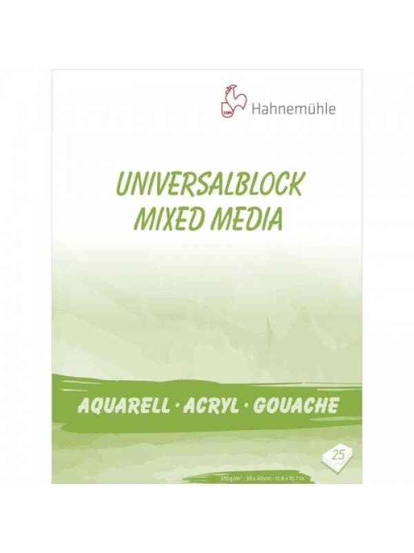 Bloc universal Mixed Media 310 g/mp Hahnemuhle (Marime: 24x32 cm, cod 10650200)