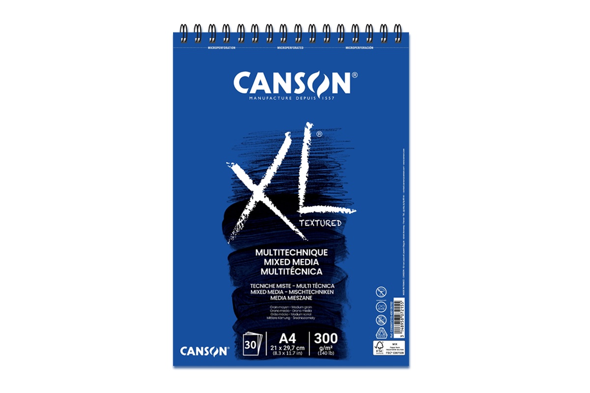 Blocuri de Desen Canson XL Mix Media 300g (Marime: A2, 15 file, 300g)