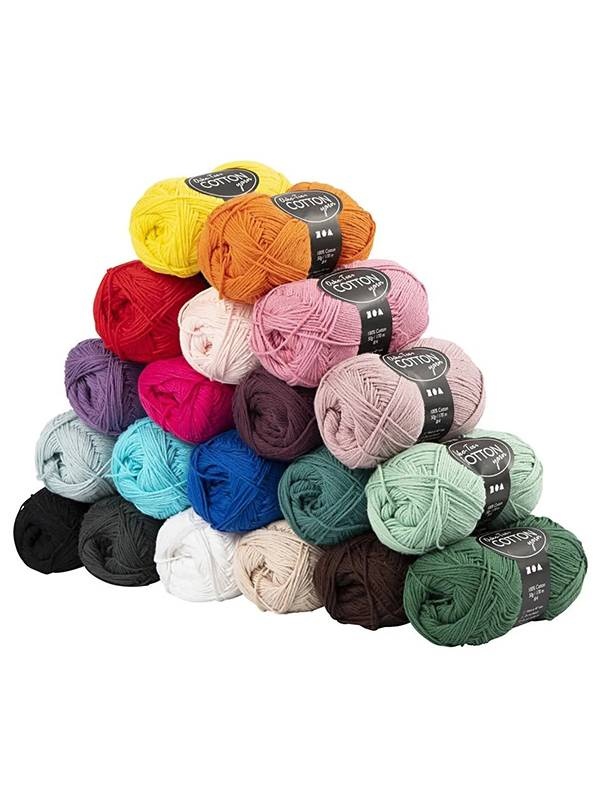 Fir 100% Bumbac 50g / 170m Creativ Company (Culoare fir bumbac Creativ: Dark Blue)