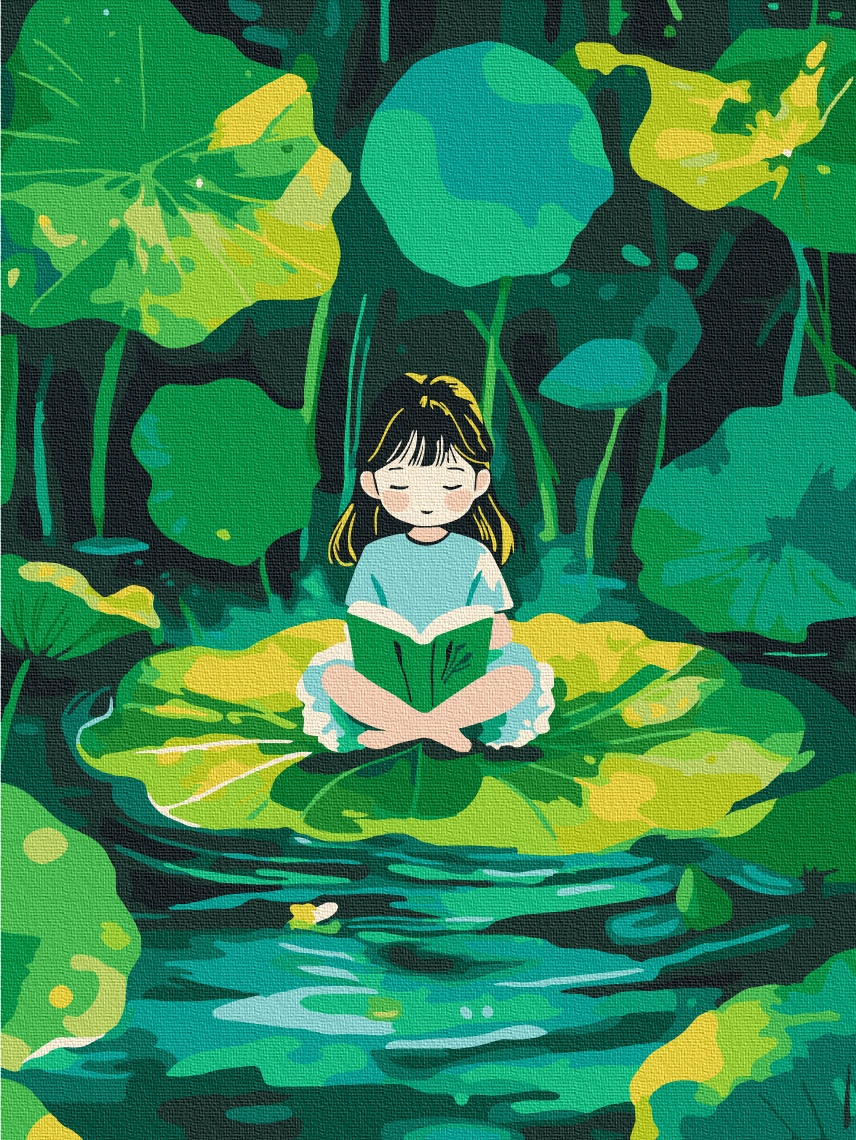 Kit pictura pe numere An Island of Peace 187