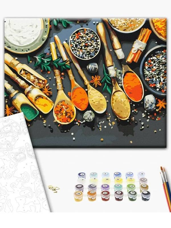 Kit pictura pe numere Fragrant Spices 53398