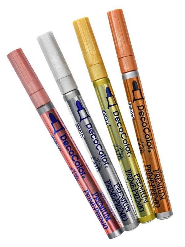 Marker DecoColor Premium Fine Bullet Marvy Uchida 240 (Culoare Marvy DecoColor: Copper)