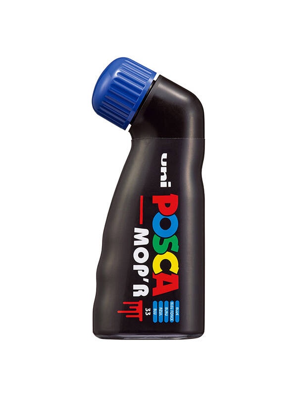 Marker MOP'R PCM-22 cu vopsea multisuprafata, 3 - 19 mm, UNI Posca (Culoare marker MOP'R PCM22 Posca: White)