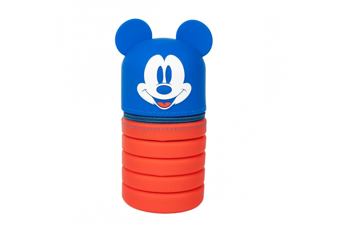 Penar cu Fermoar 3D Mickey Silicon Extensibil 6.5x19x6.5cm Cerda 400809 (Model Penar: Mickey)