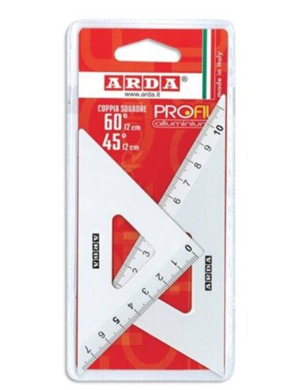 Set 2 echere aluminiu 45 grade - 12cm si 60 grade 12cm Arda 80312