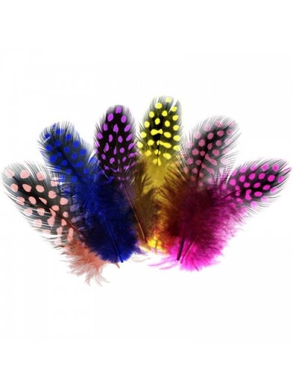 Set 24 pene bibilica de Guineea 6/8cm Meyco (Culoare: 24051 cyclam)