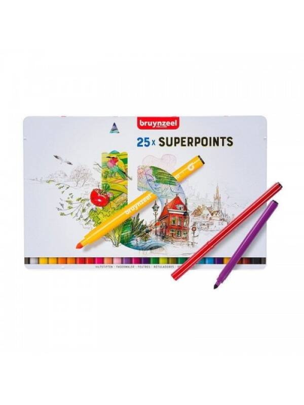 Set 25 carioci Superpoints Bruynzeel 60324025