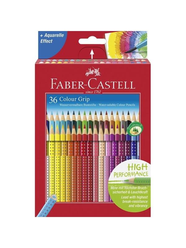 Set 36 creioane colorate Grip 2001 Faber Castell 112442
