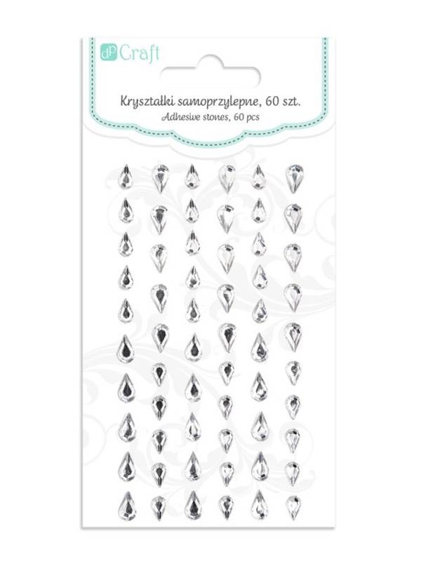 Set 60 pietre adezive picatura Dp Craft grkr-064