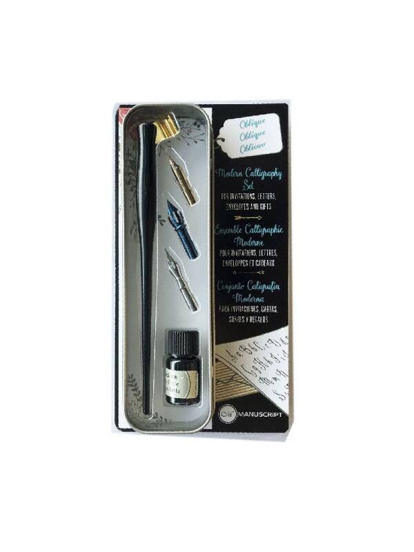 Set caligrafie Modern Oblique Manuscript MDP402