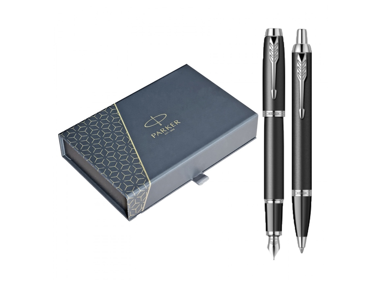 Stilou+Pix IM Royal Mat Negru Ct Parker 110470