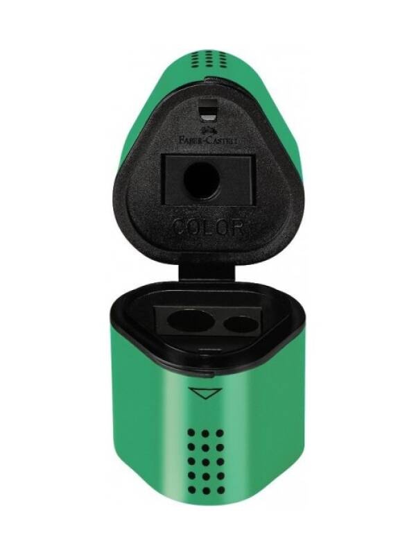 Ascutitoare tripla Faber Castell (Culoare: Rosu/Albastru)