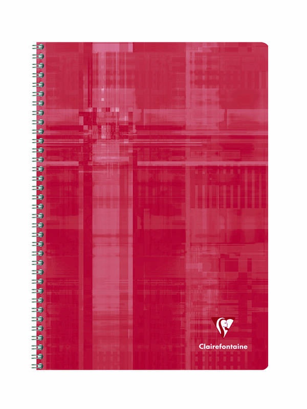 Caiet cu spira Metric A4 50 file 90g Clairefontaine (Tip liniatura: Patratele (matematica))