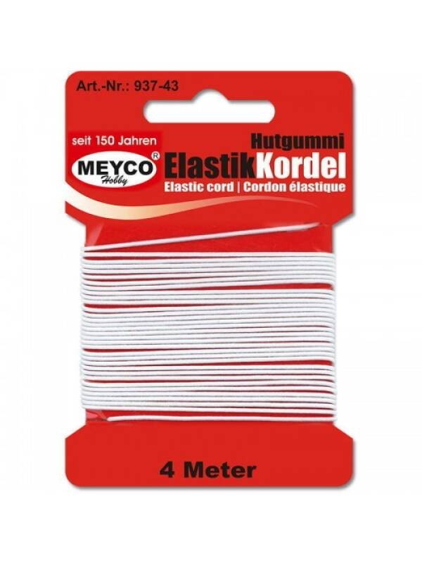 Coarda elastica 4m Meyco (Culoare: alb)