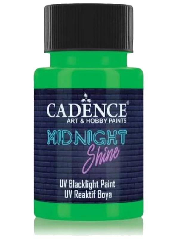 Culori acrilice Midnight Shine UV 50 ml - Cadence (Culoare: MS-04 - Orange)