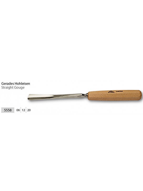 Dalta de sculptura cu forma dreapta 6 mm Stubai 555806