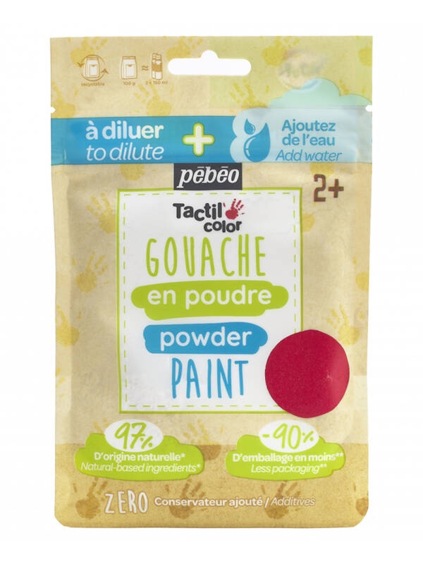 Guasa pudra 97% naturala 100g Tacticolor Powder Paint Pebeo (Culoare: Violet)