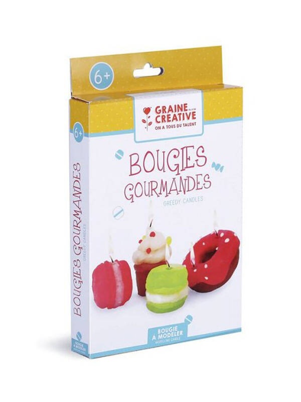 Kit creativ lumanari pentru copii Graine Creative 750107