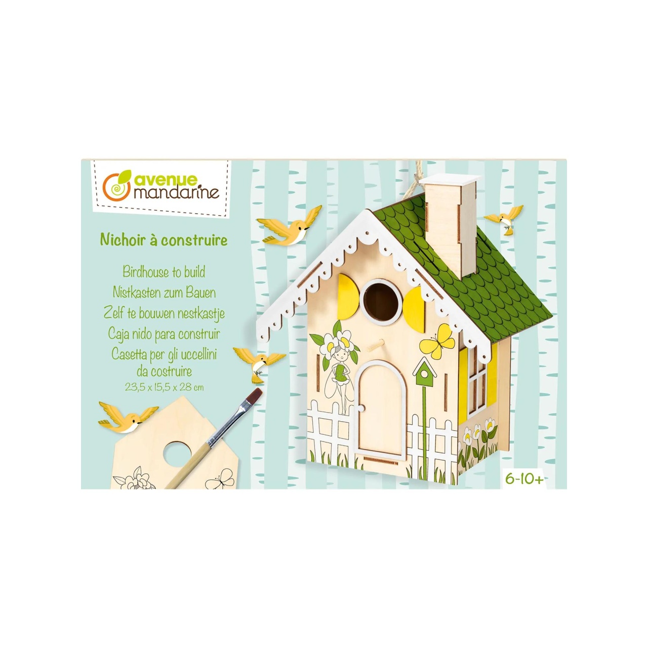 Kit de Construit Casuta pentru Pasari Avenue Mandarine CO171C