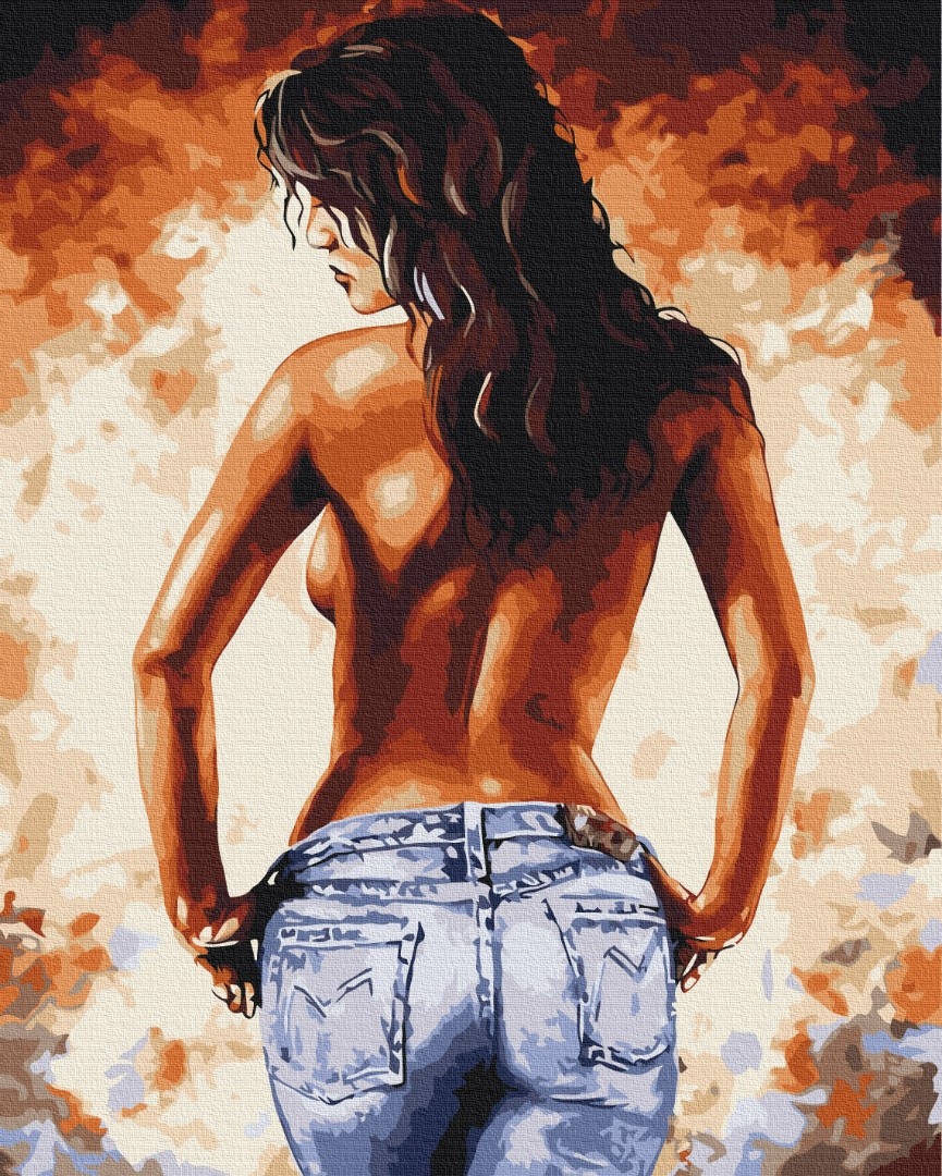 Kit pictura pe numere Denim Trend 52207