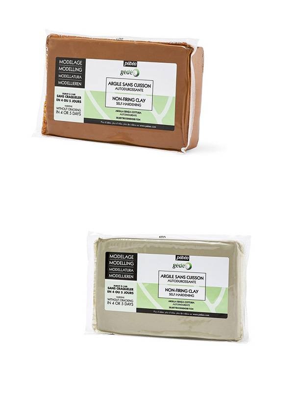 Lut cu uscare la aer Gedeo Pebeo 1.5kg (Culoare: Rosu-Sepia)