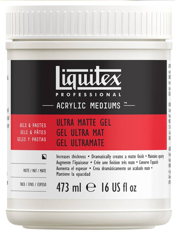 Medium gel ultra mat / adeziv colaje Liquitex 237 ml