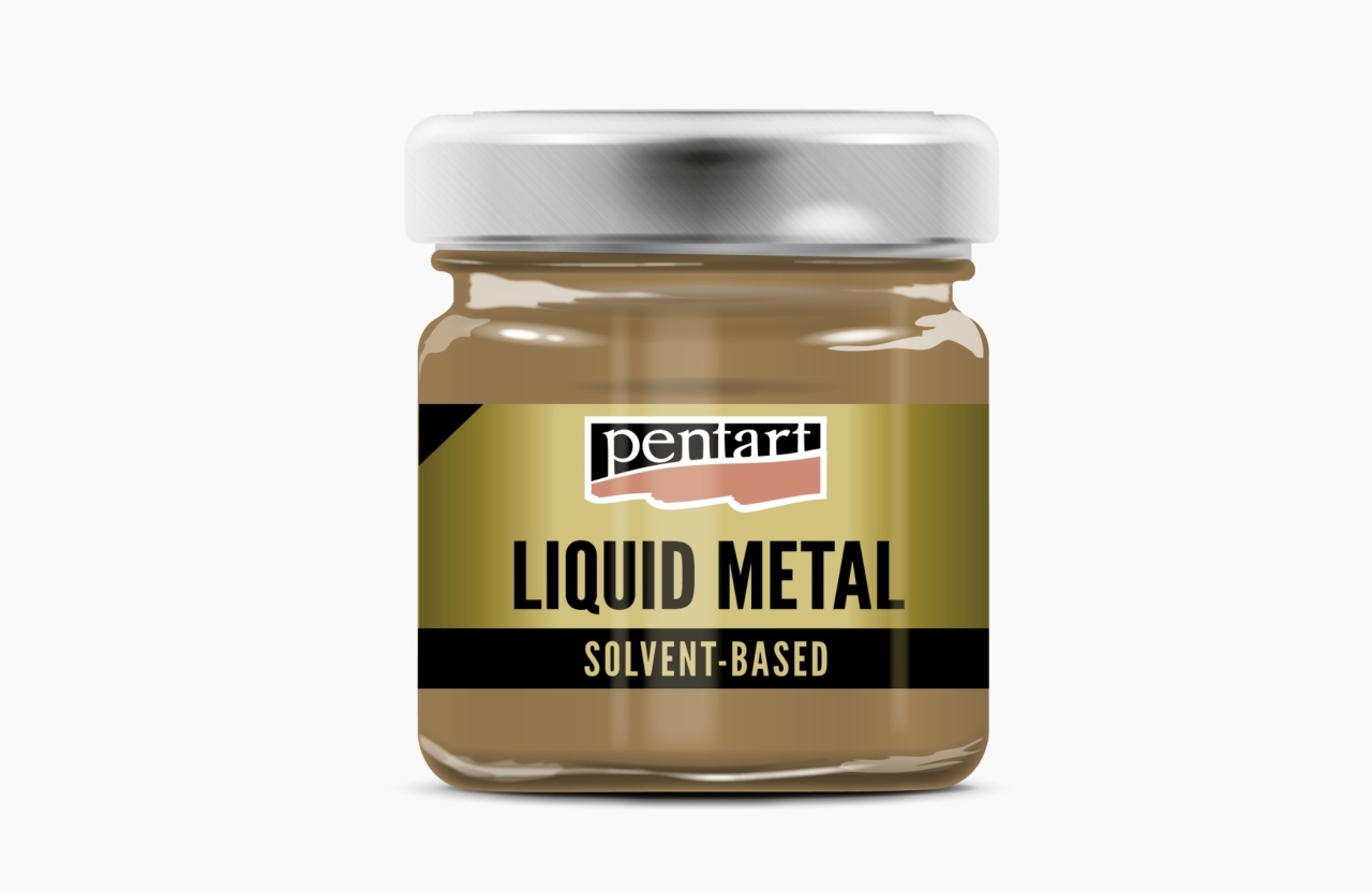 Metal lichid 30 ml Pentart (Culoare Pentart: Auriu 21079)