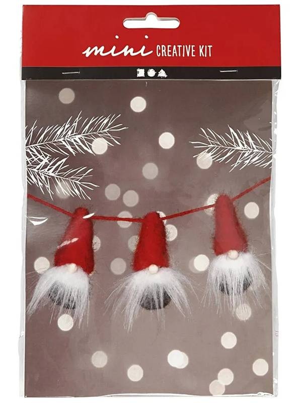 Mini-Kit creatie Impaslit Gnomi - Iarna Creativ Company 977407