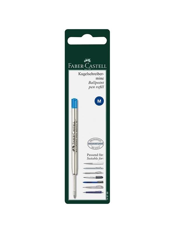 Rezerva metalica pix albastru M Faber Castell FC148788