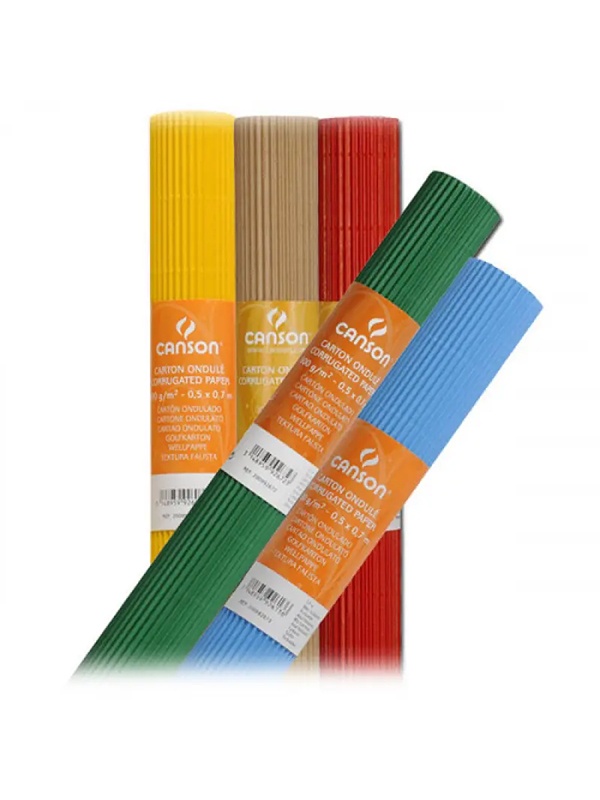 Rola carton ondulat 300G/Mp 50x70cm Canson (Culoare: white)