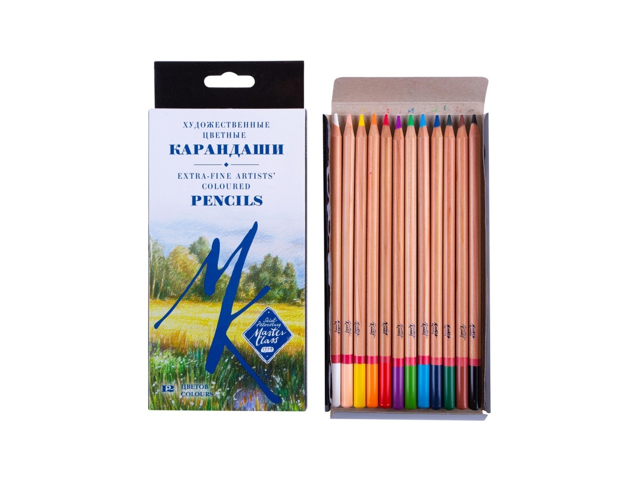 Set 12 Creioane Colorate Extra-Fine Master Class 152411184