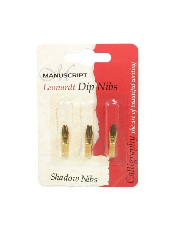 Set 3 penite Shadow Leonardt Italic Manuscript MDP3S