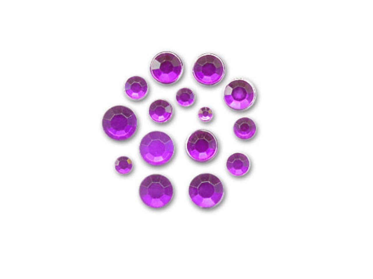 Set 300 Strasuri Acrilice Ametist 2mm-4mm Meyco 61840