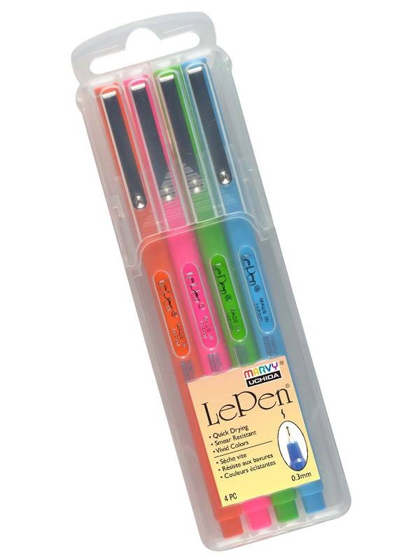 Set 4 linere Marvy Uchida 0.5mm colectia Bright 4300-4H