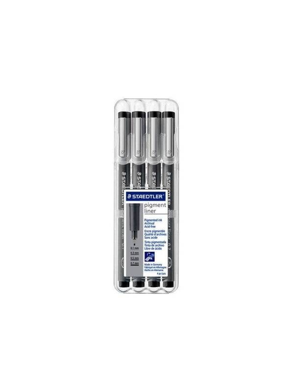 Set 4 pigment liner Staedtler 308WP4
