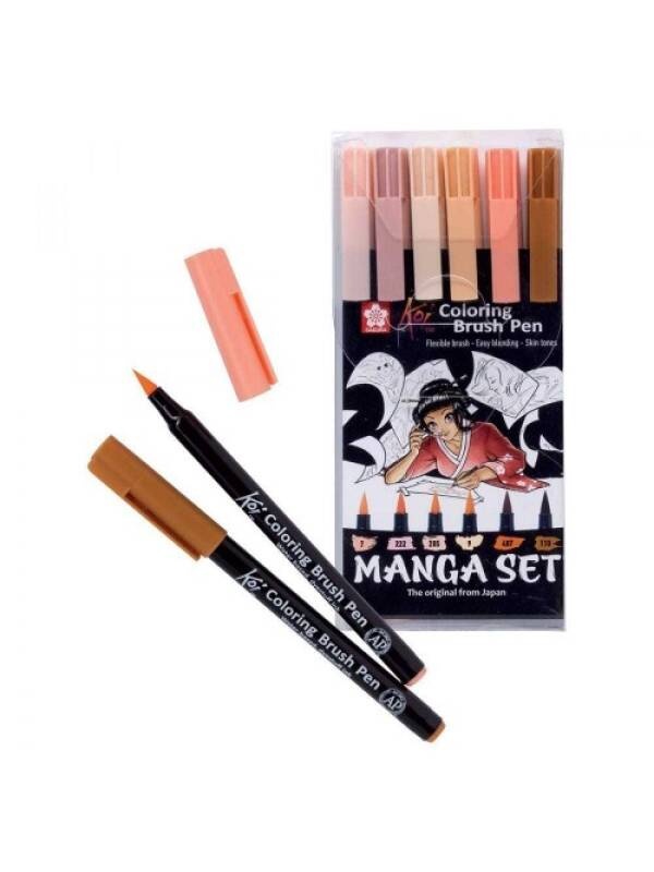 Set 6 carioci Manga Koi Sakura POXBRMAN6