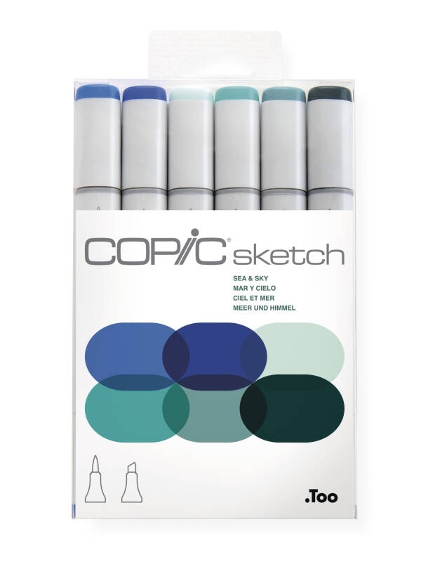 Set 6 Markere Copic Sketch Sea & Sky 21075664