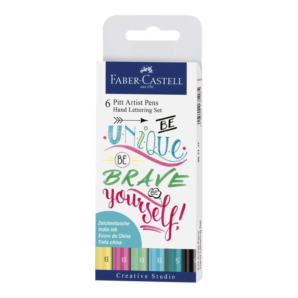 Set 6 Piese Caligrafie Pitt Artist Faber Castell 267116