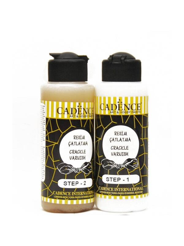 Vernis de crapare transparent 120ml+120ml Cadence