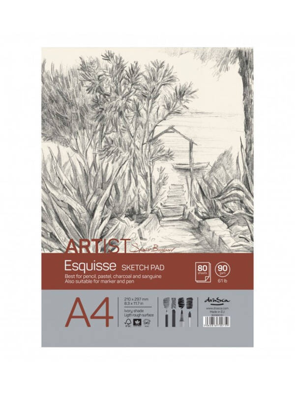 Bloc desen Artist S.Boykinov - lipit 80 file 90 g/mp Drasca (Marime: A4 - 900900151)