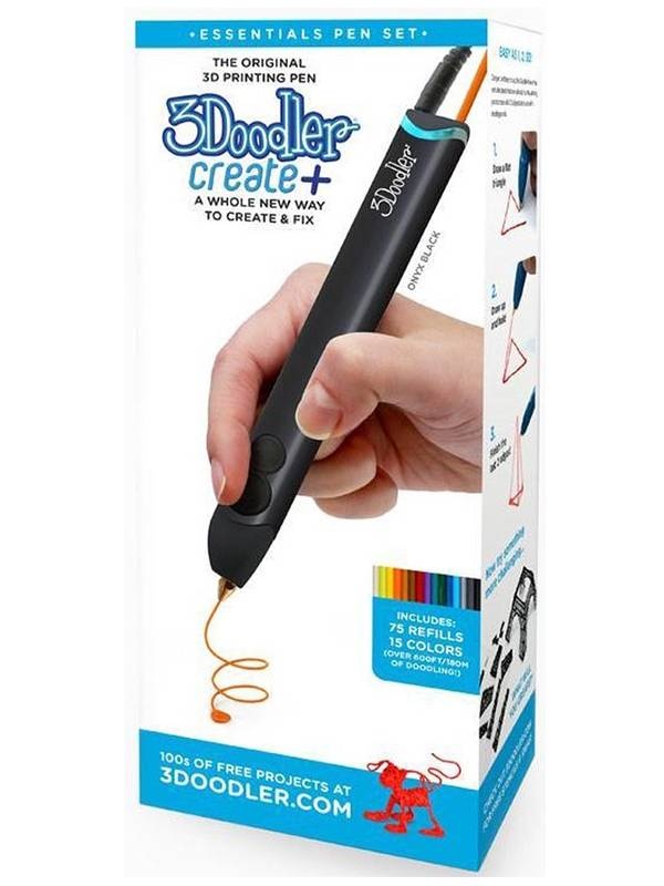 Creion 3D 3Doodler Create+ Essential set - negru 00002182