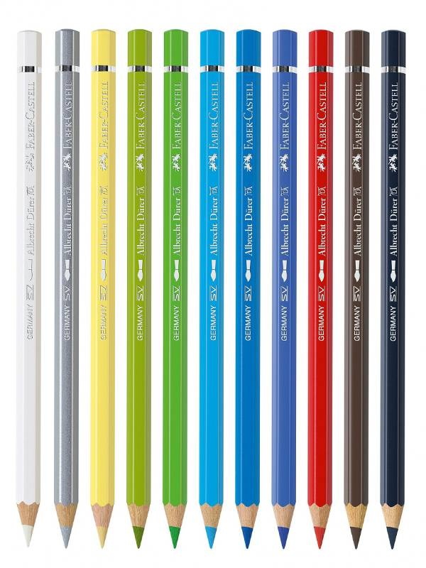 Creion de acuarela Albrecht Durer Faber Castell (Culoare: Chrome Green Opaque 174)