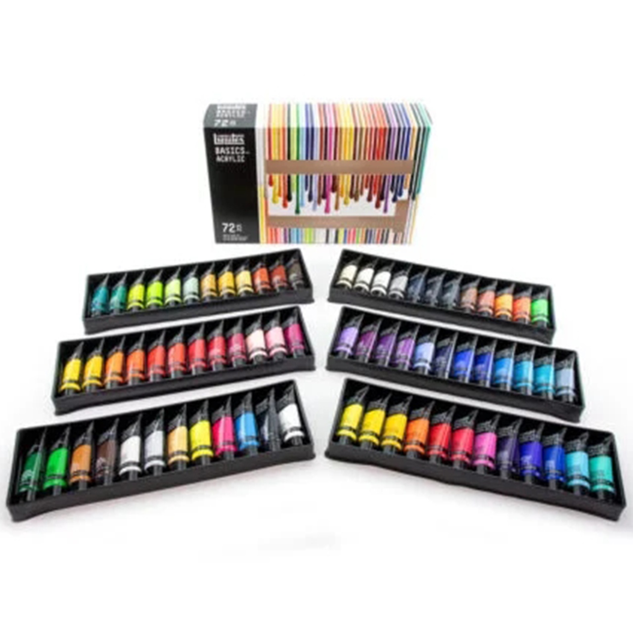 Culori acrilice set 72 x 22 ml Liquitex Basics 3699401