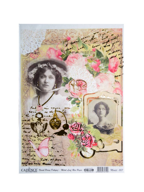 Hartie de orez A3 Gold Cadence 007